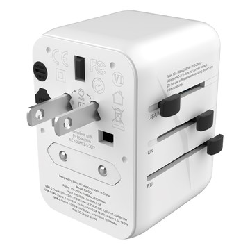 Zikko 即刻 eLUGGAGE PD20W GaN 旅行充電器，多國適用，快速充電  1個  ES300