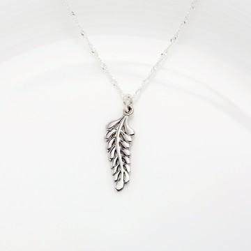 【Angel & Me】含羞草 葉子 s925 純銀 項鍊 生日禮物 情人節禮盒