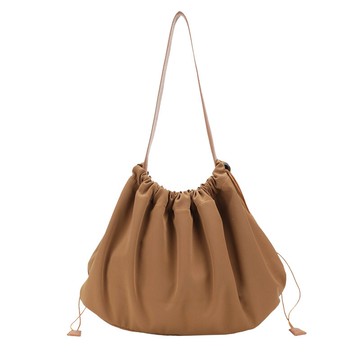 現貨+預購 單肩包帆布手提包-休閒大容量抽繩尼龍女包包4色73wo50【獨家進口】【米蘭精品】