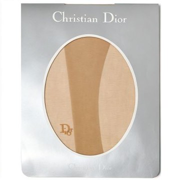 Christian Dior 迪奧 優雅左腳踝DIOR字母圖騰花紋褲襪(自然膚色/M)