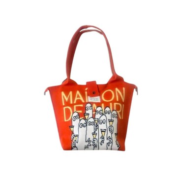 【Maison De Auri】Poche Grande 大口袋提包 厚針織 Moomin: Hattifatteners 溜溜