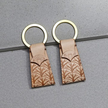 在森林裡的鸚鵡 ∣ 吸蜜鸚鵡 ‧ 原色皮革鑰匙圈