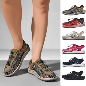 【LN】現+預 情侶款羅馬編織涼鞋(女鞋/百搭/透氣/羅馬鞋/沙灘鞋)