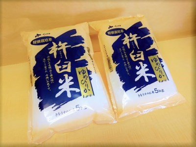 特別栽培「きなうす米」ゆめぴりか10kg×12回