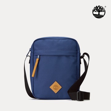 中性深藍色休閒側背小包|A61GBEYO