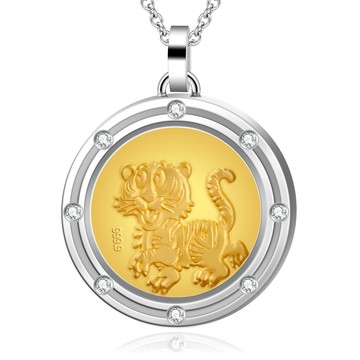 KATROY・金飾・項鍊・十二生肖・ 虎肖