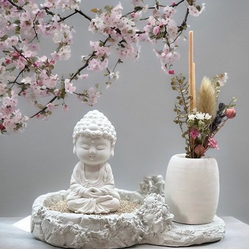 淨念吉祥公仔之培德 豪華田園套組 藝術香氛擴香 提升居家美學