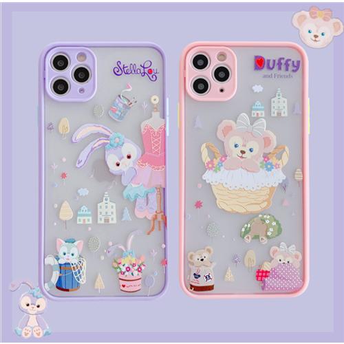 ダッフィー スマホケース galaxys21手帳型 携帯カバー 全機種
