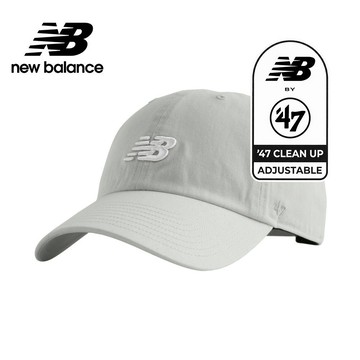 【New Balance】 NB 棒球帽/老帽_中性_淺灰色_LAH00151TAG (47聯名)