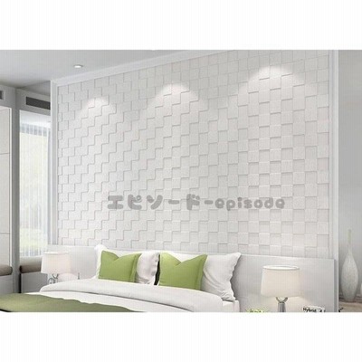 3d立体壁紙 Diy レンガ調 壁紙シール 大理石調 ウォールステッカー クッション 自己粘着 防水 軽量 補修 60 60cm 10枚 通販 Lineポイント最大get Lineショッピング