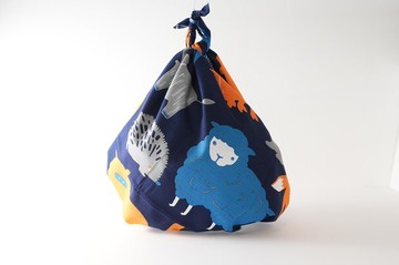 【預購】京都mashu手工製風呂敷 – 快樂動物 / 二四巾 日本製