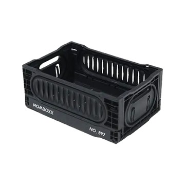 瓦特工業風收納盒 6L  炭黑色  1個