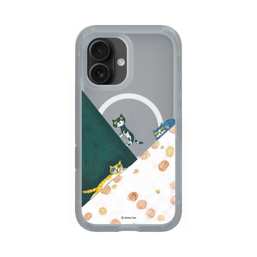 iPhone 16 AirX 流變灰 - 幾米 Jimmy Liao - 遺失了一隻貓日光浴