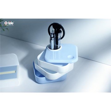 O-Life  旋轉收納盒 (珠寶收納 / 桌面整理 / 多格分類 / 不含文具)