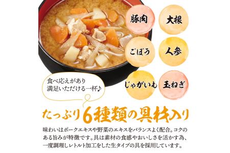 （WR73）神州一味噌 おいしいね！！ とん汁  60食(1食×6個×10） カップとん汁 インスタントとん汁 即席とん汁 本格的とん汁 人気とん汁 カップ味噌汁 インスタント味噌汁 即席味噌汁 簡単味噌汁 人気味噌汁 本格的味噌汁