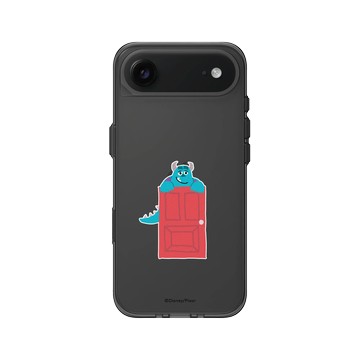 iPhone Air Clear (相機按鈕) 酷墨灰 - 迪士尼-皮克斯 PIXAR - Knock! 毛怪