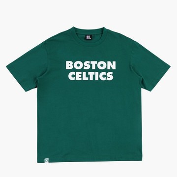 NBA 撞色隊名 短袖上衣 塞爾提克隊