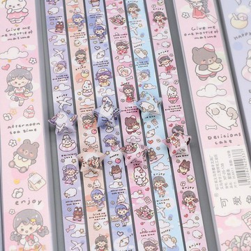 【臺灣🌸出貨】星星條幸運星摺紙條許願五角星小星星長條紙新款卡通手工🍂