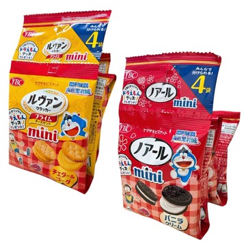 *貪吃熊* 日本 YBC 山崎 4連 串包 餅乾 起司 可可 OREO 巧克力風味 香草 夾心餅乾 夾心餅 切達