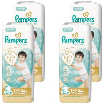 Pampers 幫寶適 日本境內版 褲型尿布 12~22kg  XL  136片