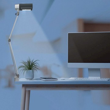 哥廷根 LED 雙臂檯燈座夾兩用 桌燈夾燈 閱讀檯燈