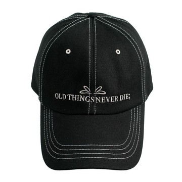 韓國 ONGO SYMBOL KNOT CAP 符號綁帶棒球帽 黑色BLACK