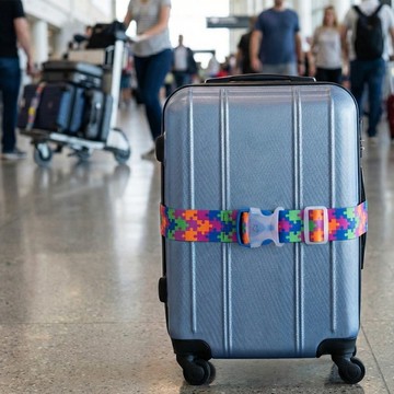 【TRAVELON】行李綁帶(拼圖) | 行李束帶 行李箱固定帶