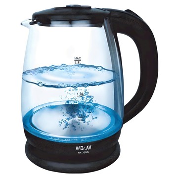 Dr.AV 聖岡科技 ELECTRIC KETTLE 五星級淨透玻璃快煮壺  NX-350G