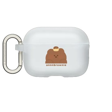 AirPods Pro 2 AirPods Case 透明 - 布朗尼 annnbrownie - 巧克熊