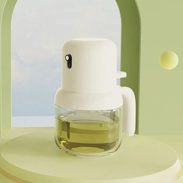 日系按壓式氣壓噴油瓶/玻璃油壺-225ml 單一規格