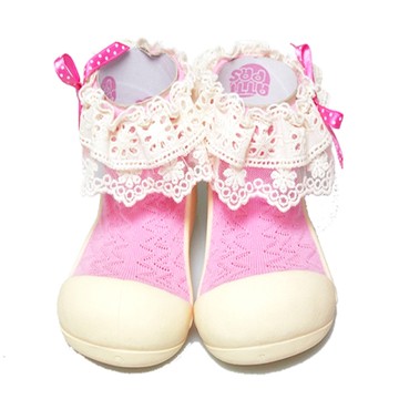 韓國Attipas 快樂學步鞋AW02-淑女粉紅