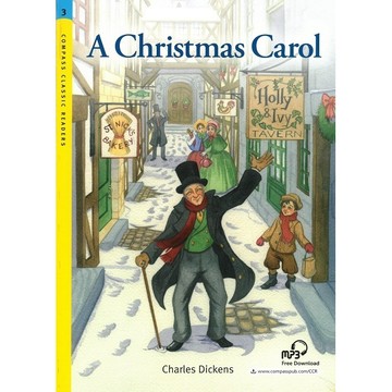 <麗文校園購>CCR3:A Christmas Carol (with MP3)/Charles Dickens 文鶴 9781599662534