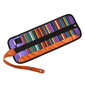 SINAART 油性色鉛筆 + 筆套 + 削筆器 + 捲筒收納包組  1組  50色