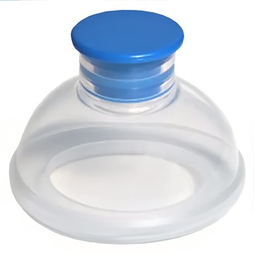 R&R 矽膠拍嗝器 L號 直徑8公分  天空藍色  1個