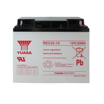 YUASA REC22-12 鉛酸電池 12V22Ah 電動車電池 釣魚電池 捲線器電池 UPS電池 REC22-12I 立端