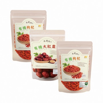 安美國際生醫 有機紅棗枸杞任選三包超值組