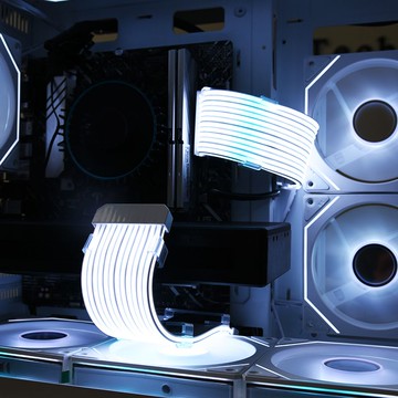 海景房ARGB霓虹線顯卡主板24Pin120燈珠電腦主機發光rgb供電線【北歐家居生活】