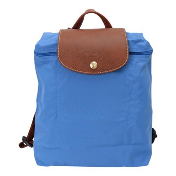 LONGCHAMP-Le pliage Original 摺疊尼龍後背包(寶石藍)