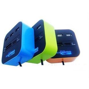 一拖三USB鍵盤鼠標手機擴展器