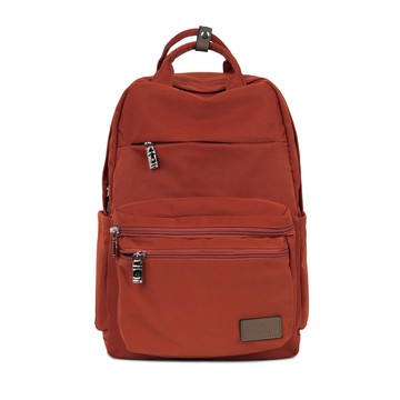 J II 後背包-晨光手提防潑水後背包-楓葉橘-6002-36