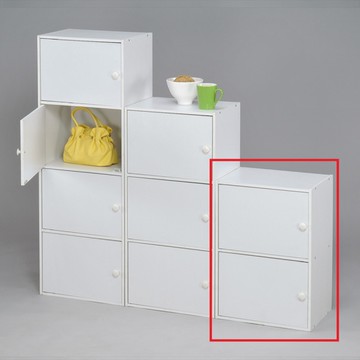 品味玩家 二層門櫃/收納櫃/書架/置物櫃/高低櫃/展示櫃