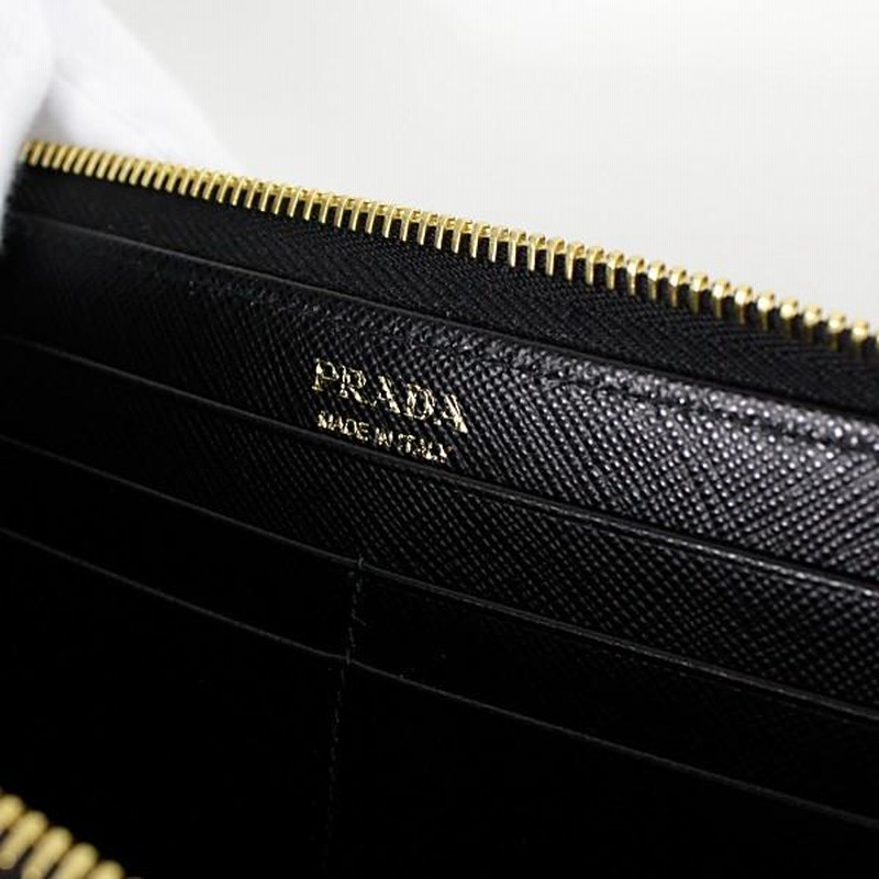 PRADA 22AW SAFFIANO 三角ロゴ ファスナー長財布 楽天市場】PRADA プラダ ファスナー小銭入れ付き2つ折り財布