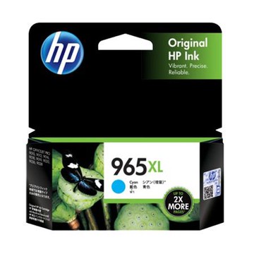 惠普hp原廠(965XL)高容量墨水匣/3JA81AA/青