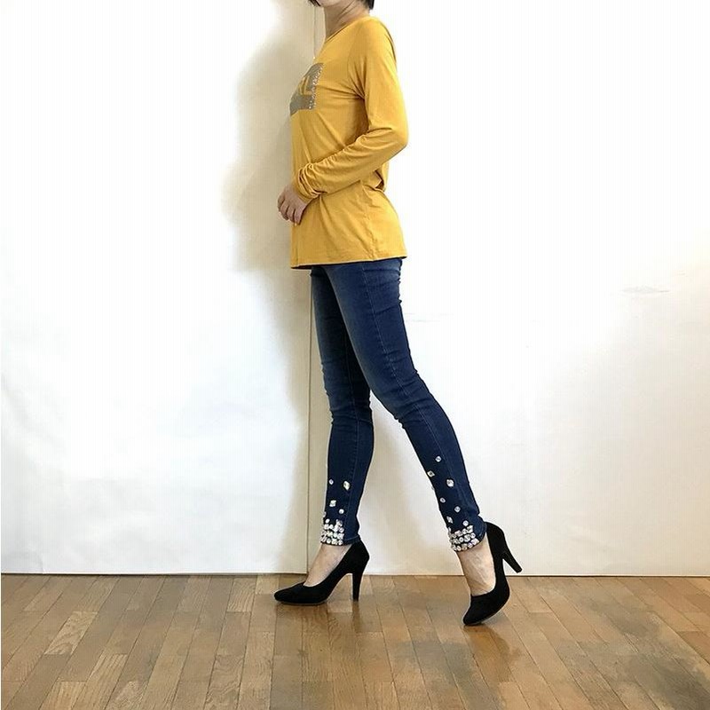 フライガール FLY GIRL フロントロゴ長袖カットソー イタリア 服