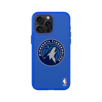 iPhone 15 Pro Max Clear 激光藍 - NBA - Logo-明尼蘇達灰狼 Minnesota Timberwolves