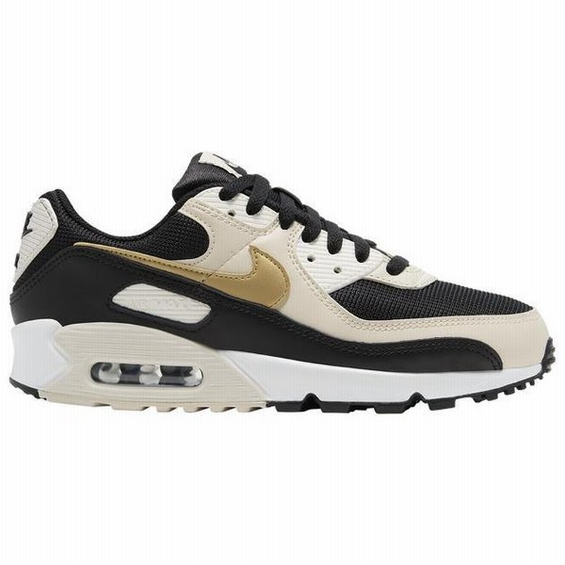 ナイキ エア マックス９０ レディース Nike Air Max 90 スニーカー Black Mtlc Gold Summit White 通販 Lineポイント最大get Lineショッピング