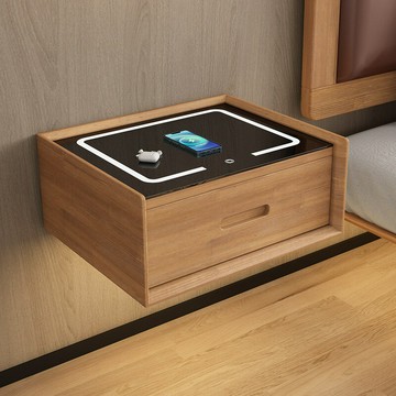 多功能床頭家用儲物櫃櫃子櫃客廳臥室墻上抽屜加厚實木抽屜單個鑫弘-家具衛浴 可打統編