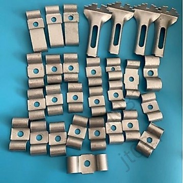 【臺灣上新】 不鏽鋼M型L型C型格板夾扣玻璃鋼格柵用卡子高強度耐用連接緊固件 優選