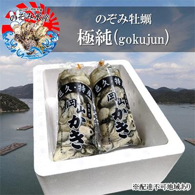 ふるさと納税 瀬戸内市 のぞみ 牡蠣[極純]  剥き身(一年牡蠣)500g×2パック [No.5735-1711]