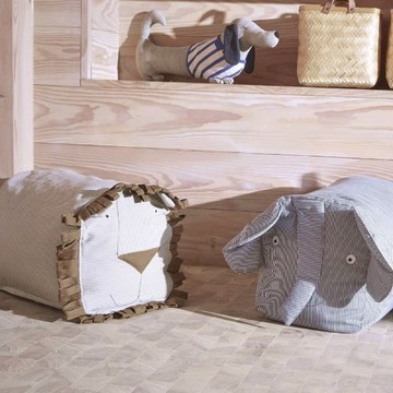 OYOY MINI 童趣純棉懶骨頭 - 小象艾瑞克